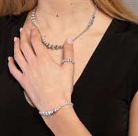 Anello Desmos Donna in Argento CRYSTAL GALA W8/17 - CRYSTAL GALA W8/17